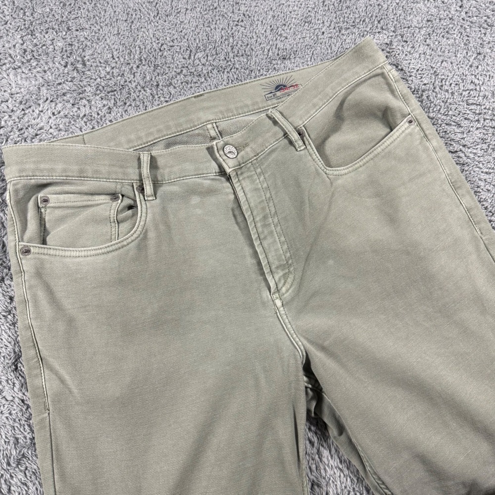 Faherty Men's Light Olive Chino Pants